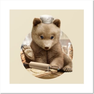 Baby Bear Chef Posters and Art